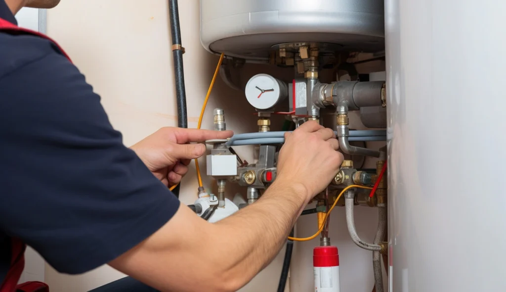 fixing water heater