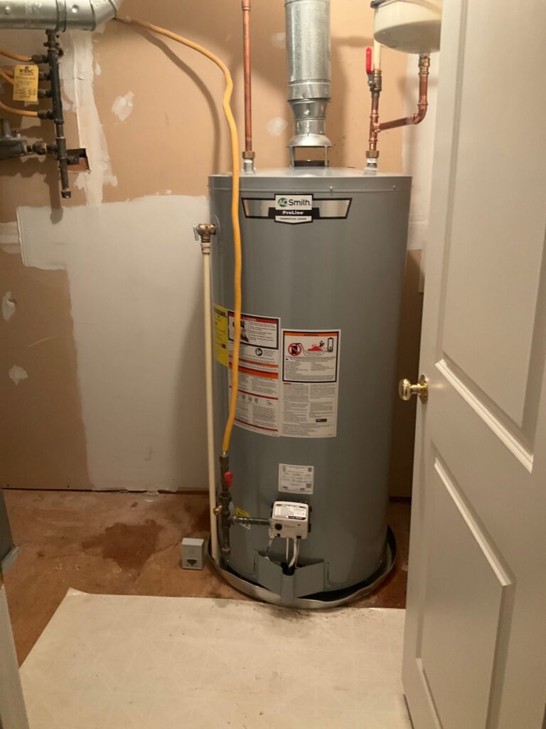 water heater unit in residential home md