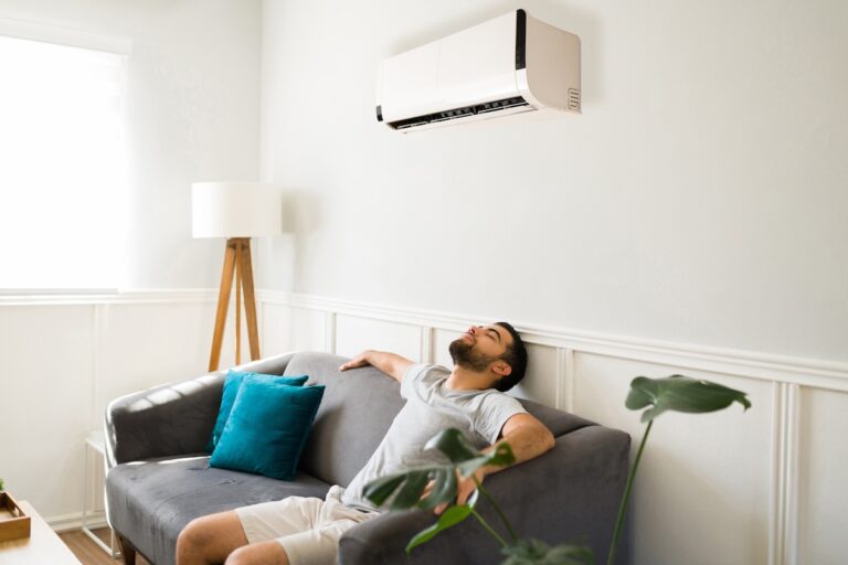 Relaxing after turning on the ac