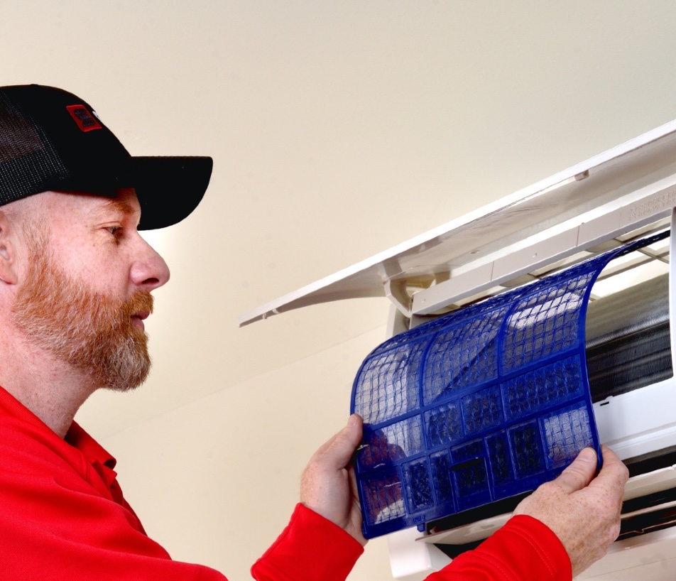 Smock HVAC technician